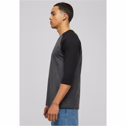 Urban Classics TB366 Maglietta Manica a 3/4 Cotone, Maglia, Poliestere - Vista aggiuntiva 4