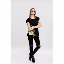 Urban Classics Ladies Extended Shoulder Tee Maglietta Girocollo Manica corta Cotone, Maglia - Vista aggiuntiva 5