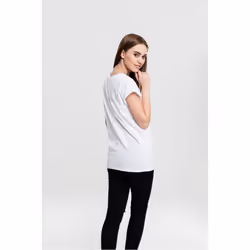 Urban Classics Ladies Extended Shoulder Tee Maglietta Girocollo Manica corta Cotone, Maglia - Vista aggiuntiva 3