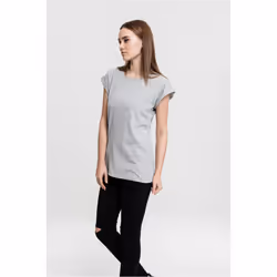 Urban Classics Ladies Extended Shoulder Tee Maglietta Girocollo Manica corta Cotone, Maglia