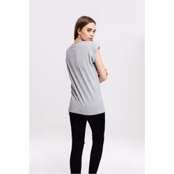 Urban Classics Ladies Extended Shoulder Tee Maglietta Girocollo Manica corta Cotone, Maglia