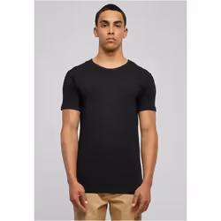 Urban Classics TB814, Maglietta, Adulto, Maschio, Nero, Monocromatico, M