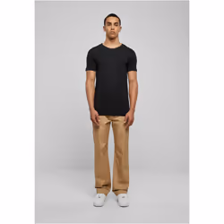 Urban Classics TB814 Maglietta Colletto a collana Manica corta Cotone, Elastan, Maglia - Vista aggiuntiva 5