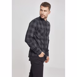 Urban Classics Checked Flanell Camicia Manica lunga Cotone - Vista aggiuntiva 6