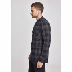 Urban Classics Checked Flanell Camicia Manica lunga Cotone - Vista aggiuntiva 5