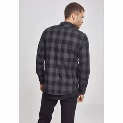 Urban Classics Checked Flanell Camicia Manica lunga Cotone - Vista aggiuntiva 4