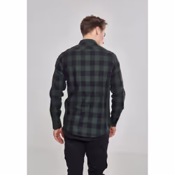 Urban Classics Checked Flanell Camicia Manica lunga Cotone - Vista aggiuntiva 7