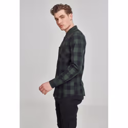 Urban Classics Checked Flanell Camicia Manica lunga Cotone - Vista aggiuntiva 8