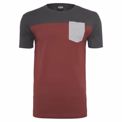Urban Classics 3-Tone Pocket Maglietta Girocollo Manica corta Cotone - Vista aggiuntiva 2