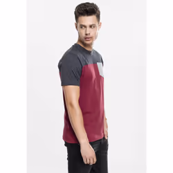 Urban Classics 3-Tone Pocket Maglietta Girocollo Manica corta Cotone - Vista aggiuntiva 7