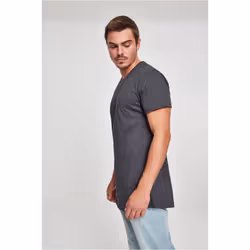 Urban Classics Shaped Long Tee Maglietta Girocollo Manica corta Cotone - Vista aggiuntiva 4