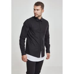 Urban Classics TB297 Camicia Manica lunga Cotone