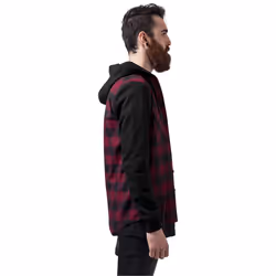 Urban Classics TB513 Camicia Girocollo Manica lunga Cotone, Poliestere - Vista aggiuntiva 8