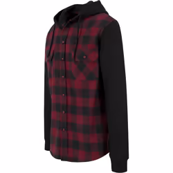 Urban Classics TB513 Camicia Collo a cappuccio Manica lunga Cotone, Poliestere - Vista aggiuntiva 6