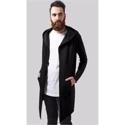 Urban Classics TB1389, Adulto, Maschio, Cardigan, Nero, Manica lunga, Monocromatico