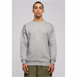 Urban Classics TB1591, Adulto, Maschio, Felpa, Grigio, Girocollo, Manica lunga