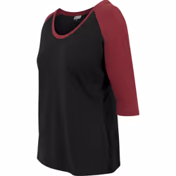 Urban Classics Ladies 3/4 Contrast Raglan Tee Maglietta Girocollo Manica a 3/4 Cotone - Vista aggiuntiva 6
