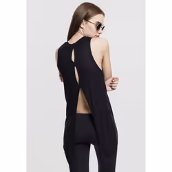 Urban Classics TB1509 Parte superiore (abbigliamento) Girocollo Senza maniche Maglia, Viscosa - Vista aggiuntiva 4
