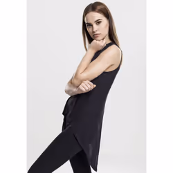 Urban Classics TB1509 Parte superiore (abbigliamento) Girocollo Senza maniche Maglia, Viscosa - Vista aggiuntiva 5