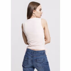 Urban Classics TB1494 Parte superiore (abbigliamento) Senza maniche Cotone, Elastan, Maglia - Vista aggiuntiva 7