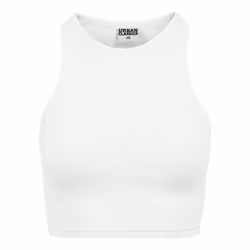 Urban Classics TB1498, Parte superiore (abbigliamento), Adulto, Femmina, Bianco, Monocromatico, XL