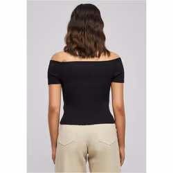 Urban Classics TB1500-00007-0046 Canottiera Scollo a spalle scoperte Manica corta Cotone, Elastan - Vista aggiuntiva 6