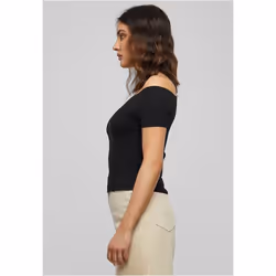 Urban Classics TB1500-00007-0058 Canottiera Scollo a spalle scoperte Manica corta Cotone, Elastan - Vista aggiuntiva 5