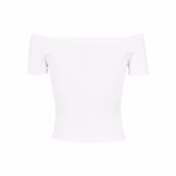 Urban Classics TB1500 Parte superiore (abbigliamento) Scollatura a ballerina Manica corta Cotone, Elastan - Vista aggiuntiva 2
