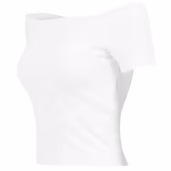 Urban Classics TB1500-00220-0054 Canottiera Scollo a spalle scoperte Manica corta Cotone, Elastan