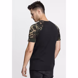 Urban Classics Raglan Contrast Tee Maglietta Girocollo Manica corta Cotone, Maglia - Vista aggiuntiva 5