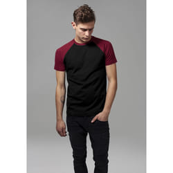Urban Classics Raglan Contrast Tee Maglietta Girocollo Manica corta Cotone, Maglia