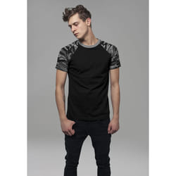 Urban Classics Raglan Contrast Tee Maglietta Girocollo Manica corta Cotone, Maglia