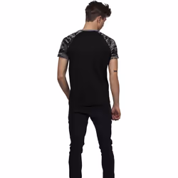 Urban Classics Raglan Contrast Tee Maglietta Girocollo Manica corta Cotone, Maglia - Vista aggiuntiva 5