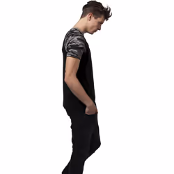 Urban Classics Raglan Contrast Tee Maglietta Girocollo Manica corta Cotone, Maglia - Vista aggiuntiva 7