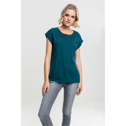 Urban Classics Ladies Extended Shoulder Tee Maglietta Girocollo Manica corta Cotone, Maglia