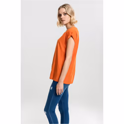 Urban Classics Ladies Extended Shoulder Tee Maglietta Girocollo Manica corta Cotone, Maglia - Vista aggiuntiva 2