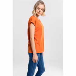 Urban Classics Ladies Extended Shoulder Tee Maglietta Girocollo Manica corta Cotone, Maglia - Vista aggiuntiva 4