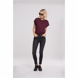 Urban Classics Ladies Extended Shoulder Tee Maglietta Girocollo Manica corta Cotone, Maglia - Vista aggiuntiva 4
