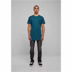 Urban Classics Shaped Long Tee Maglietta Girocollo Manica corta Cotone - Vista aggiuntiva 7