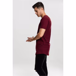 Urban Classics Shaped Long Tee Maglietta Girocollo Manica corta Cotone - Vista aggiuntiva 5