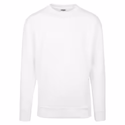 Urban Classics TB1591, Adulto, Maschio, Felpa, Bianco, Girocollo, Manica lunga