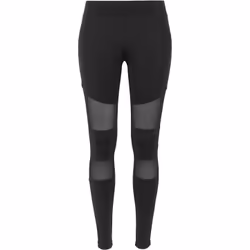Urban Classics TB1174, Leggings, Femmina, Adulto, Nero, Monocromatico, Nessun modello