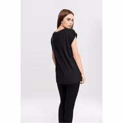 Urban Classics Ladies Extended Shoulder Tee Maglietta Girocollo Manica corta Cotone, Maglia - Vista aggiuntiva 3