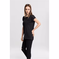 Urban Classics Ladies Extended Shoulder Tee Maglietta Girocollo Manica corta Cotone, Maglia - Vista aggiuntiva 2