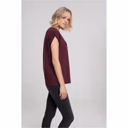 Urban Classics Ladies Extended Shoulder Tee Maglietta Girocollo Manica corta Cotone, Maglia - Vista aggiuntiva 3