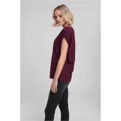 Urban Classics Ladies Extended Shoulder Tee Maglietta Girocollo Manica corta Cotone, Maglia