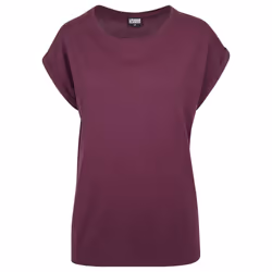 Urban Classics Ladies Extended Shoulder Tee Maglietta Girocollo Manica corta Cotone, Maglia - Vista aggiuntiva 5