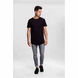 Urban Classics Shaped Long Tee Maglietta Girocollo Manica corta Cotone - Vista aggiuntiva 5