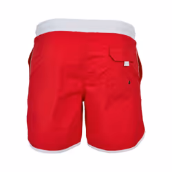 Urban Classics TB2050 Boxer da nuoto Rosso, Bianco