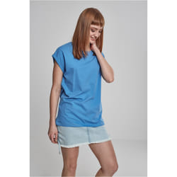 Urban Classics Ladies Extended Shoulder Tee Maglietta Girocollo Manica corta Cotone, Maglia